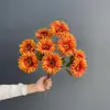 10 Flores Artificiais de Cosmos para Decoração de Casa, Casamento, Hotel, Flores de Seda Margaridas, Adereços de Fotografia, Girassóis, Flores Artificiais