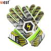 Luvas de Goleiro com Proteção para os Dedos, Luvas de Goleiro para Adultos, Luvas de Látex Espessadas Antiderrapantes para Crianças, Jogo de Futebol, Treinamento