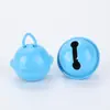 18mm Cor Doce Pintura Sino de Uma Palavra Sino Redondo Sino para Animal de Estimação Acessórios de Coleira Sino de Natal Colorido para DIY
