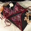 Sexy Ropa Íntima Sexy Francesa Multicolor, Tentación Apasionada, Encaje Bordado Transparente con Cordones de Tres Puntos, Exportación Europea y Americana 14152