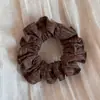Goma para el pelo de doble capa estilo coreano para cabello oscuro para mujer, Cuerda para el pelo de alta gama estilo perezoso de otoño e invierno, Banda elástica de alta elasticidad, Accesorio para el pelo tipo intestino delgado