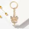 Llavero Creativo de Dibujos Animados de Niña Bailarina con Diamantes de Colores Colgante de Moda Estilo Coreano Regalo de Cumpleaños para la Mejor Amiga