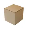 Caja de embalaje corrugada dura de tres capas Spot Caja de papel Kraft Caja de embalaje cuadrada imprimible Caja de cartón corrugado