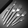Cuchillo, Tenedor y Cuchara de Acero Inoxidable 304 Personalizados de Fábrica, Mango Grueso Transfronterizo Elegante Hotel Western Steak Knife, Fork and Spoon Tableware
