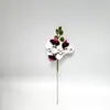 Película 3D Flor Artificial Phalaenopsis Flor Artificial Mini Táctil Única Material de Flor Artificial Arreglo Floral de Boda Accesorios de Flor Artificial
