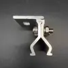 Braçadeira de telha de aço colorida Braçadeira PV Braçadeira de liga de alumínio Braçadeira à prova de vento para telhado Suporte leve 760/820 Acessórios