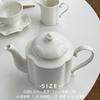 Pedido de Exportación al por Mayor Set de Té de Cerámica Blanca Pura de Lujo Accesible Francés Tetera para Té con Leche Taza de Café y Platillo