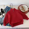 Suéter infantil Kino invierno ropa nueva para niño estilo coreano versátil tejido grueso top Huzhou Zhili ropa infantil