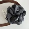 Scrunchie de Malha Vazada com Design Dupla Face, Estilo Coreano de Nicho, Pequeno para Coque na Cintura, Prendedor de Cabelo para Rabo de Cavalo, Acessório de Cabelo