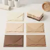Sobres para Tarjetas de Felicitación de la Serie Rosa Sencilla Más Vendidos Transfronterizos con Bordes Ondulados de Colores, Invitaciones Estilo Europeo Hechas a Mano, Sobres Estilo Occidental
