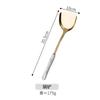Juego de Utensilios de Cocina de Acero Inoxidable de Lujo Ligero Nórdico Juego de Siete Piezas Mango de Cerámica Cucharón Cuchara para Sopa Colador Suministros de Cocina Utensilios