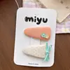 Nuevo Pinza para el Cabello Dulce con Lazo Estilo Coreano para Niñas, Pinza BB Versátil con Forma de Estrella para Flequillo Lateral, Goma para el Cabello de Caramelo para Niños