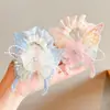Ligas para el pelo lindas para niños con diseños de mariposas y flores, nuevo modelo 2026, accesorios para el pelo de niña, cintas para el pelo no dañinas para niñas