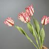 Sensação de Impressão 3D Papagaio Tulipa Flor Artificial Flor Artificial Decoração de Casa Arranjo de Flores Flores de Casamento Adereços de Fotografia
