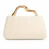 Bolso de Mano Pequeño de PU de Nuevo Estilo Transfronterizo Europeo y Americano, Bolso de Hombro y Cruzado de Moda con Personalidad para la Noche, Venta al por Mayor desde el Fabricante