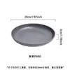 Amazon Tk Plato de Paja de Trigo Plato de Hotel Plato para Frutas Hogar Nórdico Plato para Ensalada Plato de Plástico PP