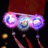 Nuevo Conejo de Jade Luminoso Linterna Festival de las Linternas Mochila para Niños Linterna de Conejo Puesto de Año Nuevo Festival de Primavera Juguete Luminoso Venta Caliente