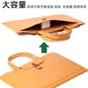 Maletín de Cuero para Portátil con Logo Personalizado en Relieve, Maletín de Negocios, Bolsa de Almacenamiento para Portátil de 14/15.6/16 Pulgadas