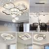 Lámpara de araña creativa con diseño de estrellas para sala de estar, lámpara de techo elegante de lujo para comedor, dormitorio, paquete combinado 2023, nuevo