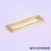 Diámetro interior 34 mm hebilla de anillo cuadrado boca palabra hebilla ajustable equipaje zapatos flor ropa hebilla de zapato hebilla de aguja accesorios fundición a presión