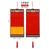 2026 Novo Estilo Chinês Decoração de Janela Antiga Ornamento Pendurado, Pingente de Cartão de Sorte de Papel Vermelho para Ano Novo, Em Branco para Escrever à Mão