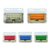 Luces Laterales LED de 24V para Camiones Grandes, Luces de Suelo de Siete Filas, Luces Laterales LED para Remolques, Luces Laterales, Luces de Cintura, Luces Indicadoras de Anchura, Luces de Neumáticos, Luces para Camiones de Caja