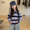 Suéter YOJIA para Niñas Otoño/Invierno 2026 Nueva Moda Elegante Ropa Infantil Camisa POLO Prendas de Punto para Niños Atuendo de Otoño