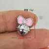 Caricatura Lazo Pintura Joyería Accesorios con Cuentas Gato Hello Kitty Cadena para Teléfono Móvil Colgante Pequeño Semi-Terminado