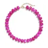 Collar de Cuentas Nuevo Transfronterizo Europeo y Americano de Amazon Resina Estilo Bohemio Cadena de Clavícula Linda Moda Joyería para Mujer