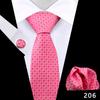 Corbata de Negocios para Hombre Pañuelo de Bolsillo Traje Vestido Banquete Camisa Rojo Negro Polo Lunares Cuadros Corbata de 8cm