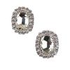 Brincos Personalizados de Diamante Inteiro Estilo Europeu e Americano Liga Strass Colorido Brincos de Pino para Mulheres Brincos de Festa de Strass Oval Gato da Sorte