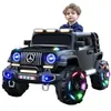 Novo carro elétrico infantil quatro rodas controle remoto absorção de choque veículo off-road brinquedo de bebê pode sentar bebê balanço carrinho de bebê