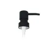 Novedades en stock Tapa de frasco Mason con boquilla dosificadora botella negra para desinfectante de manos accesorios tapa de botella de acero inoxidable cabeza de bomba