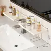 Estante Vertical para Almacenamiento de Grifo para Uso Doméstico, Organizador de Pared para Lavabo de Baño, Estante de Almacenamiento para Lavabo sin Taladro