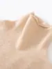 Suéter Interior Estilo Nuevo Otoño e Invierno Tejido Holgado Sin Costuras Cachemir Suéter Pelo Cuello Lana Listo para Usar Capa Base Elegante