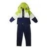 Conjunto de Tres Piezas de Chaqueta Uniforme de Escuela Primaria Forro Interior Otoño e Invierno Conjunto de Uniforme de Jardín de Infantes Otoño e Invierno Conjunto de Uniforme de Clase para Niños