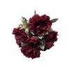 Ramo Mixto de Peonías Artificiales de 12 Cabezas Flores Hechas a Mano para Decoración de Boda Flores Decorativas Artificiales Arreglo de Boda Flores de Piso