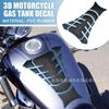 Pegatina transfronteriza para tanque de combustible de motocicleta, pegatina de espina de pescado, pegatina para tapa de tanque de combustible de motocicleta, pegatina de flor tridimensional de PVC, suministros para automóviles y motocicletas