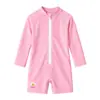Venda Quente na Amazon Roupa de Proteção Solar Infantil Roupa de Banho Peça Única para Piscina e Praia Ajustada Confortável Roupa para Brincar na Água Fábrica Personalização