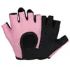 Entrenamiento de Halterofilia Transfronterizo Cinturón de Hierro Guantes de Medio Dedo para Hombre Deportes al Aire Libre Ciclismo Guantes de Yoga para Mujer Verano