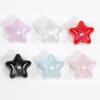 Accesorios de resina con diseño de estrella brillante, con dibujos animados de amor, hechos a mano, para hacer tú mismo, pequeños accesorios de resina, con agujeros para zapatos y hebillas, material de joyería.
