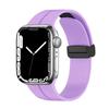 Adecuado para Apple 10 S10 Hebilla Magnética Metálica Ranura Correa de Silicona para Reloj Huawei Gt6 Samsung 18 20 22 Pulsera