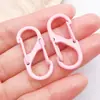 Hebilla de Puerta Colorida de Doble Apertura en Forma de S Hebilla de Resorte Llavero de Aleación de Zinc Joyería Accesorios DIY Anillo de Conexión Colgante Al por Mayor