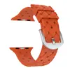 Adecuado para Apple Watch Ultra 9876543210 Series, Correa de Silicona para Reloj Color Sólido con Hebilla de Hierro y Patrón Tejido