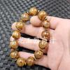 Pulsera de ágata de Xizang con cuentas una, dos, tres, cuatro, cinco, seis, nueve ojos colmillo de tigre Ruyi joyería pulsera de jade luantong