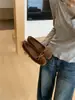 Primeiro Encontro Temporada Estilo Coreano Sapatos Mocassim Plataforma de Veludo com Laço Feminino 2026 Novo Estilo Retrô Sapatos de Trabalho Slip-on Ba