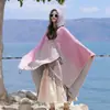Chal bohemio, capa exótica para mujer, adecuada para viajes a Xinjiang, excursiones por la pradera y sesiones de fotos, capa exterior de estilo étnico