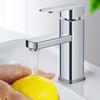 Torneira de Furo Único Lavatório Torneira de Banheiro Aço Inoxidável Doméstica Torneira Anti-respingo Uso Duplo Água Fria e Quente Amazon