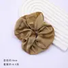 Nuevo Set de Scrunchies de Intestino de Cerdo Satinado de Alta Gama, Cuerda para el Cabello Estilo Coreano, Flor de Cabello Plisada, Goma Elástica, Diadema, Accesorios para el Cabello, Cuerda para el Cabello