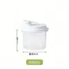 Frasco de Armazenamento de Miçangas com Escala, Grande Capacidade, Tampa Flip-top, Selado, à Prova de Umidade, Pote de Armazenamento Classificado, Selado, à Prova de Umidade